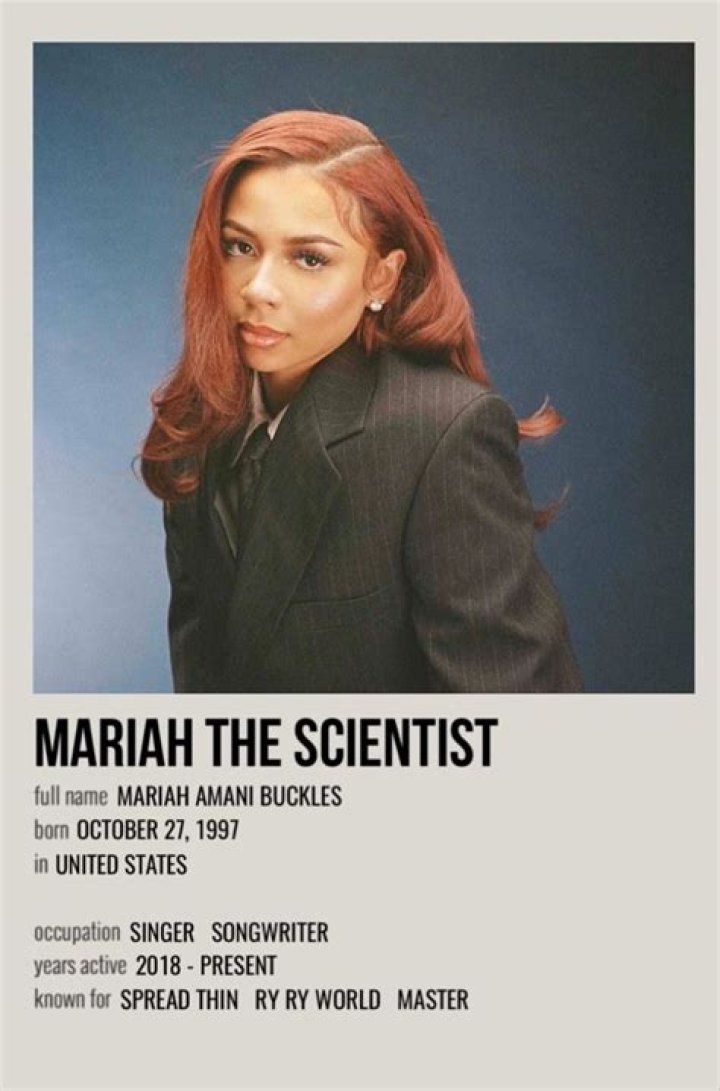 Mariah the Scientist Bio, Wiki, Age, Family, Husband, Songs, Albums and Net Worth